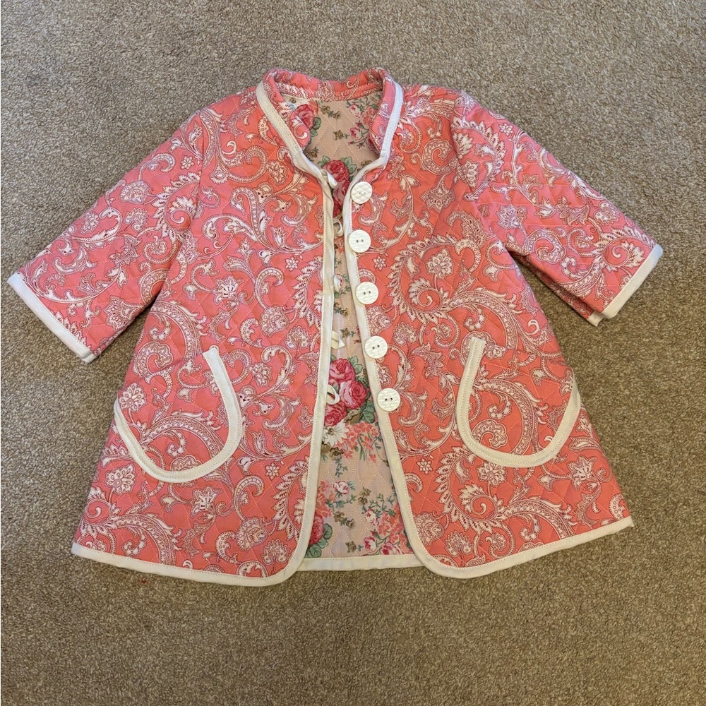 Hand made little girls coat